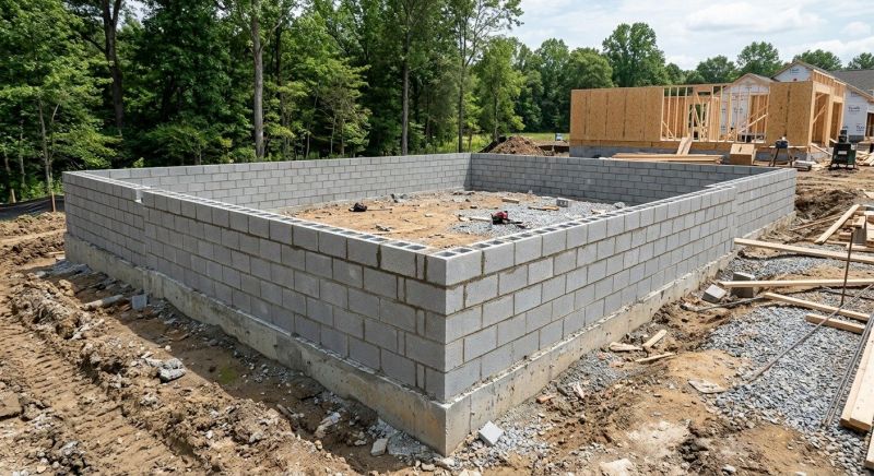 Block Foundation Installation in Nashua, NH