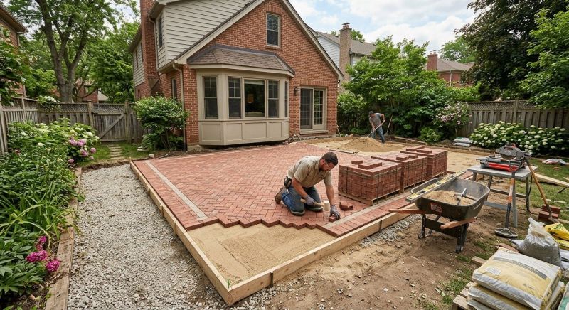 Brick Patio Installation in Norwalk, CT