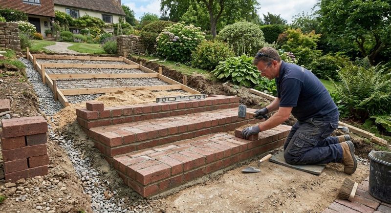 Brick Walkway Installation in Stamford, CT