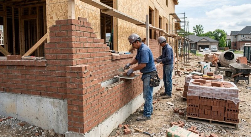 Brick Wall Installation in Norwalk, CT